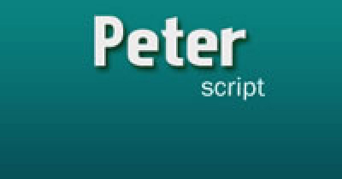 Peters Script Peter