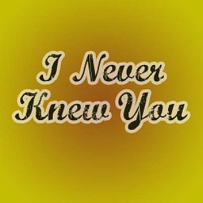 I Never Knew You