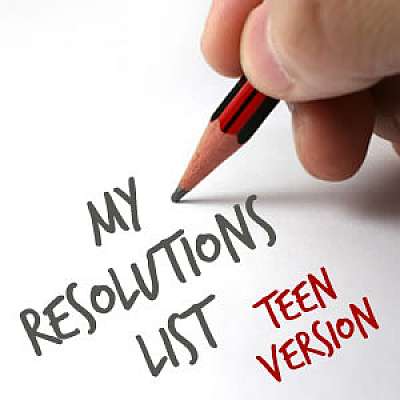 My Resolutions List - Teen Version