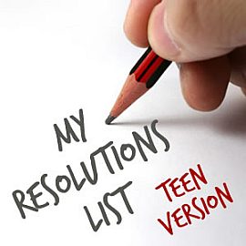 My Resolutions List - Teen Version