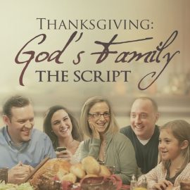 Thanksgiving: God's Family