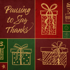 Pausing to Say Thanks